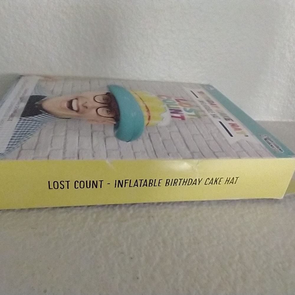 Lost Count Inflatable Adult Birthday Hat - Picture 3 of 3